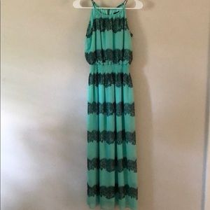 Turquoise summer dress